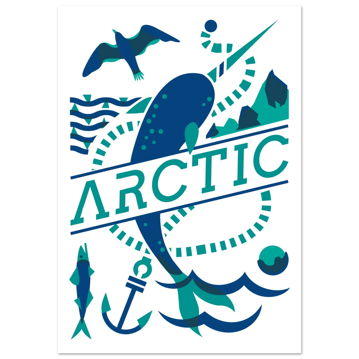 Artic, papier poché de Julie Parmentier – visuel 2