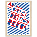 Autorisation, papier poché de Julie Parmentier encadré – visuel 8