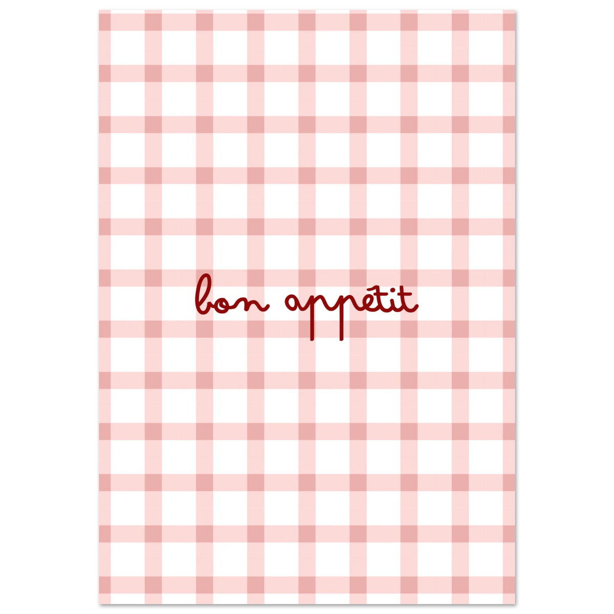 Affiche typographique « Bon appétit », ADR Gallery – visuel 2