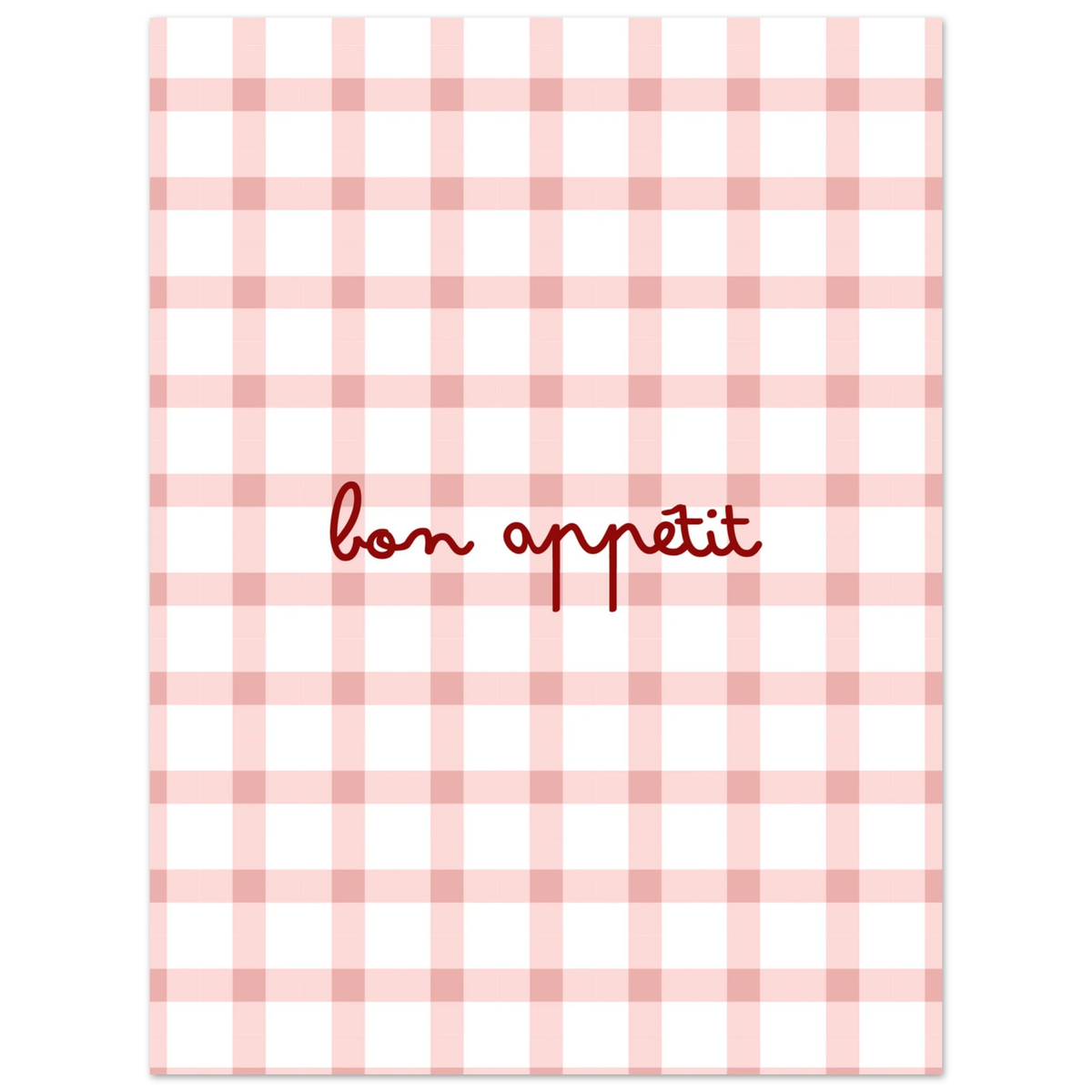 Affiche typographique « Bon appétit », ADR Gallery – visuel 3