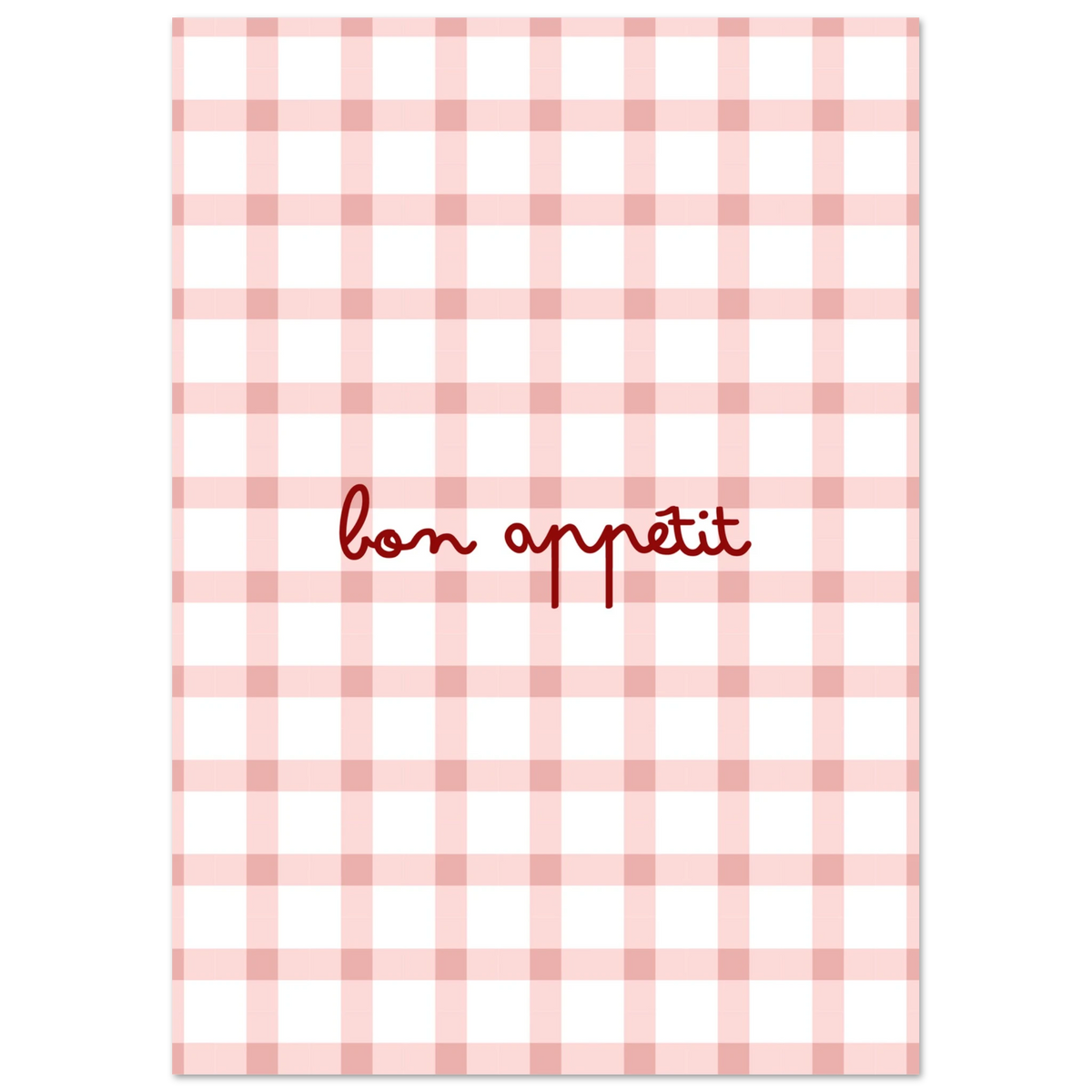Affiche typographique « Bon appétit », ADR Gallery – visuel 4