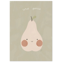 Une poire - Affiche