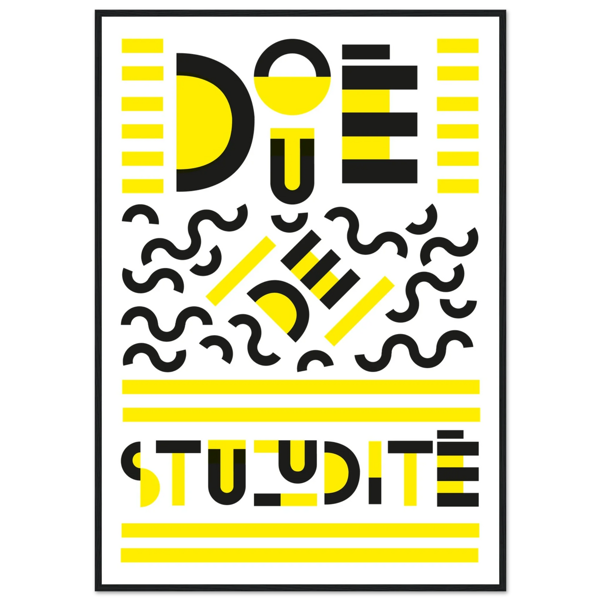 Doué, papier poché de Julie Parmentier encadré – visuel 2
