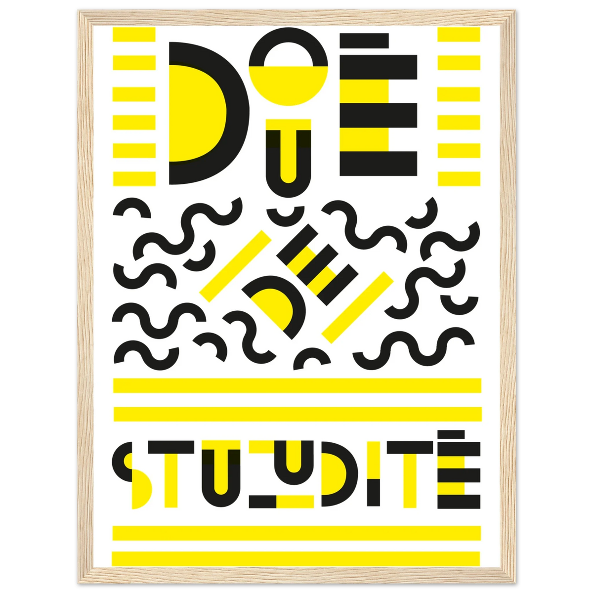 Doué, papier poché de Julie Parmentier encadré – visuel 5