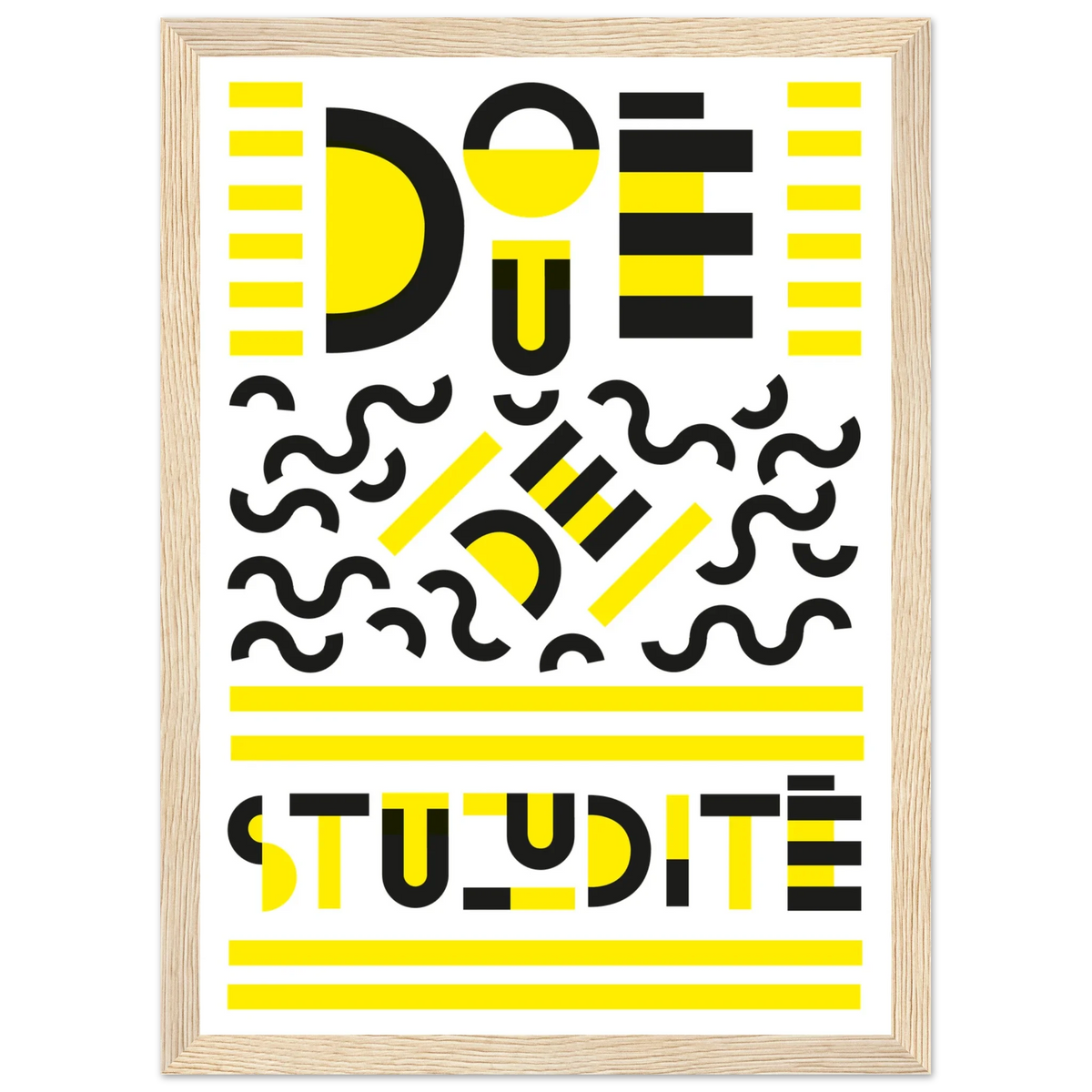 Doué, papier poché de Julie Parmentier encadré – visuel 7