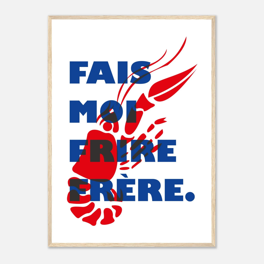 Fais moi frire, papier poché de Julie Parmentier encadré – visuel 10