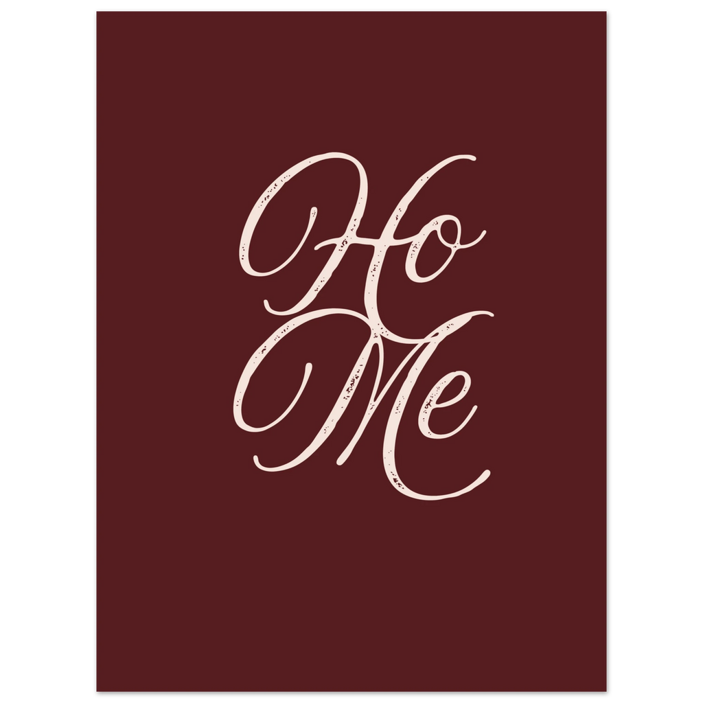 HOME Bordeaux, affiche sur papier mat premium – ADR Gallery