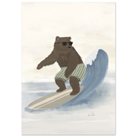 L'ours surfeur - Affiche