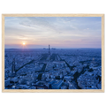 Paris, depuis la Tour Montparnasse, photographie d'art de Mohamed Khalil encadrée – visuel 5