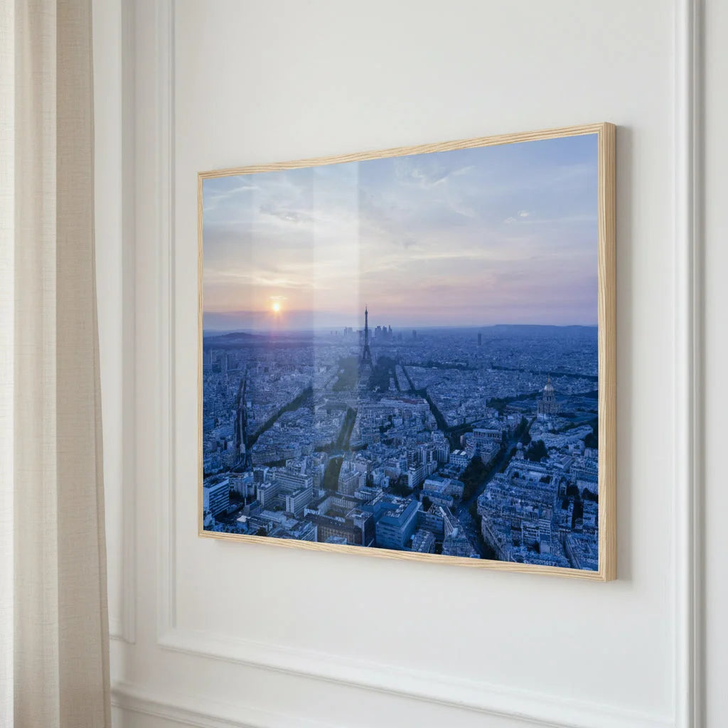 Photographie d'art Paris, depuis la Tour Montparnasse par Mohamed Khalil – tirage encadré