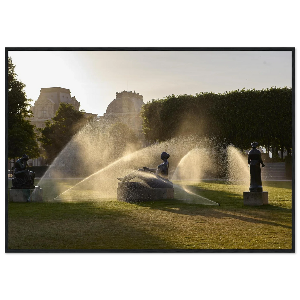 Paris, Jardin du Carrousel, photographie d'art de Mohamed Khalil encadrée – visuel 5