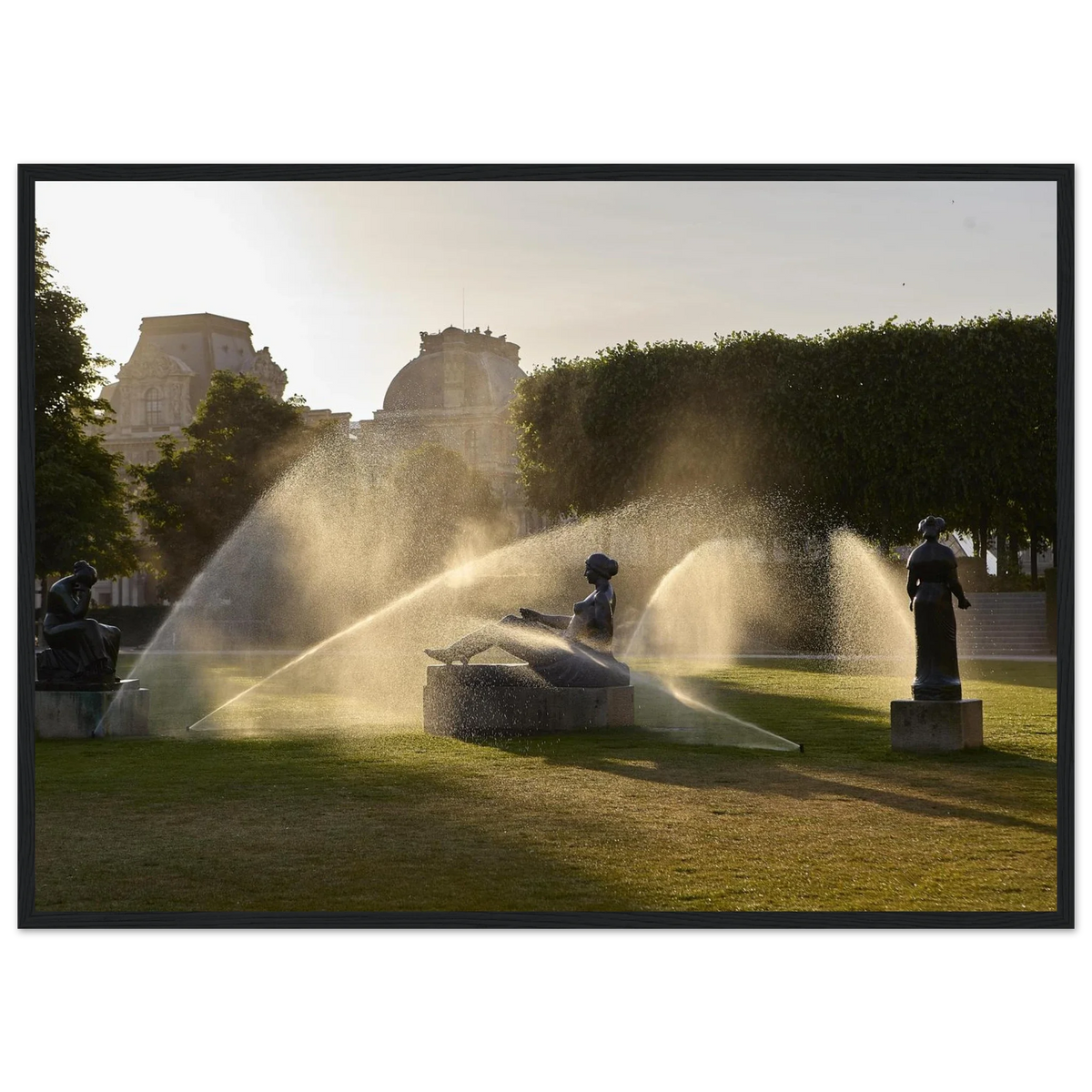 Paris, Jardin du Carrousel, photographie d'art de Mohamed Khalil encadrée – visuel 7