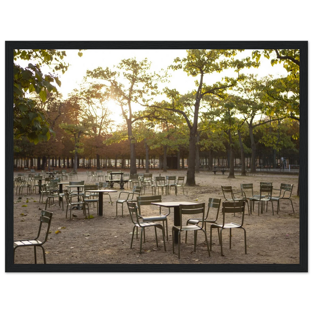 Paris, Jardin du Luxembourg, photographie d'art de Mohamed Khalil encadrée – visuel 5