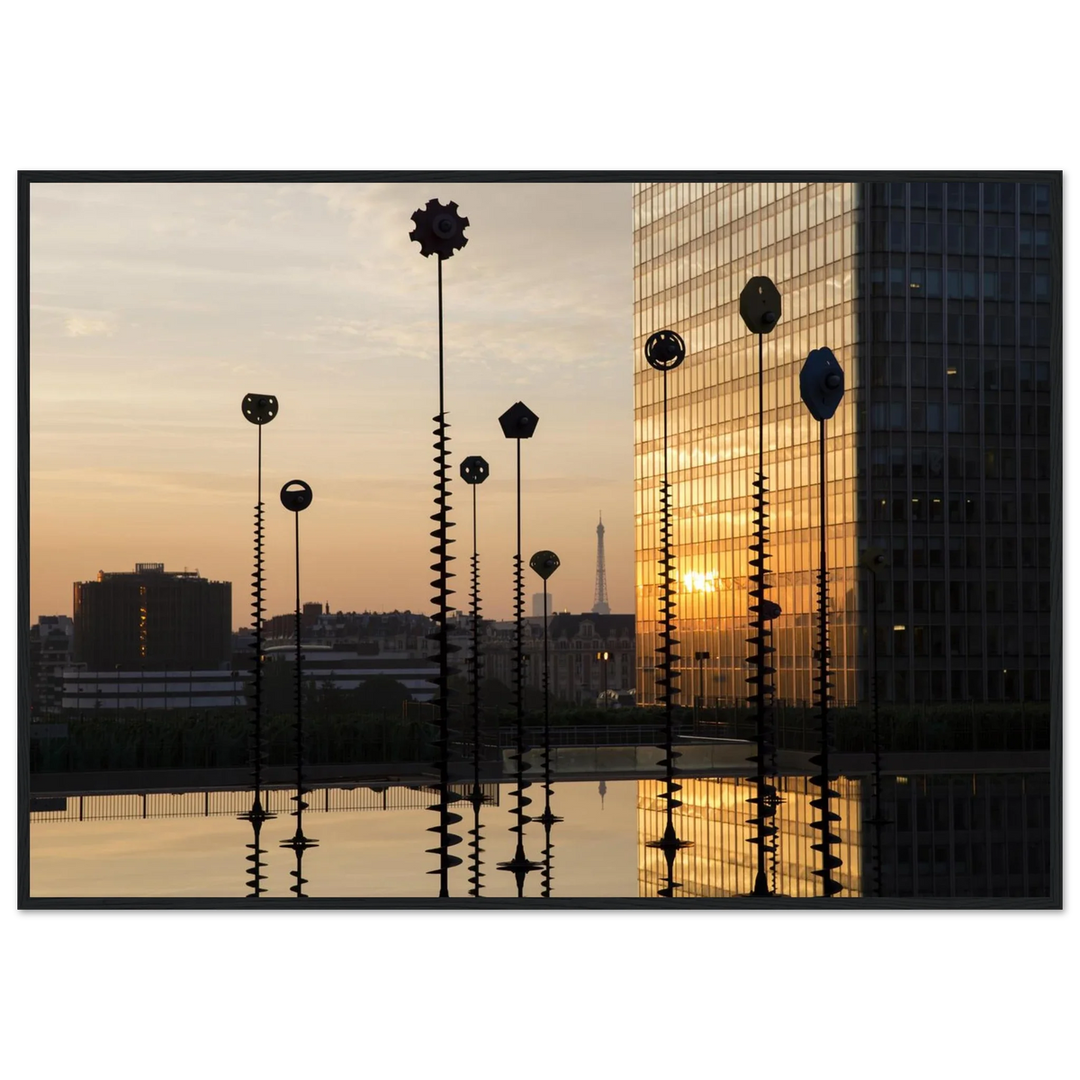 Paris, La Défense, photographie d'art de Mohamed Khalil encadrée – visuel 2