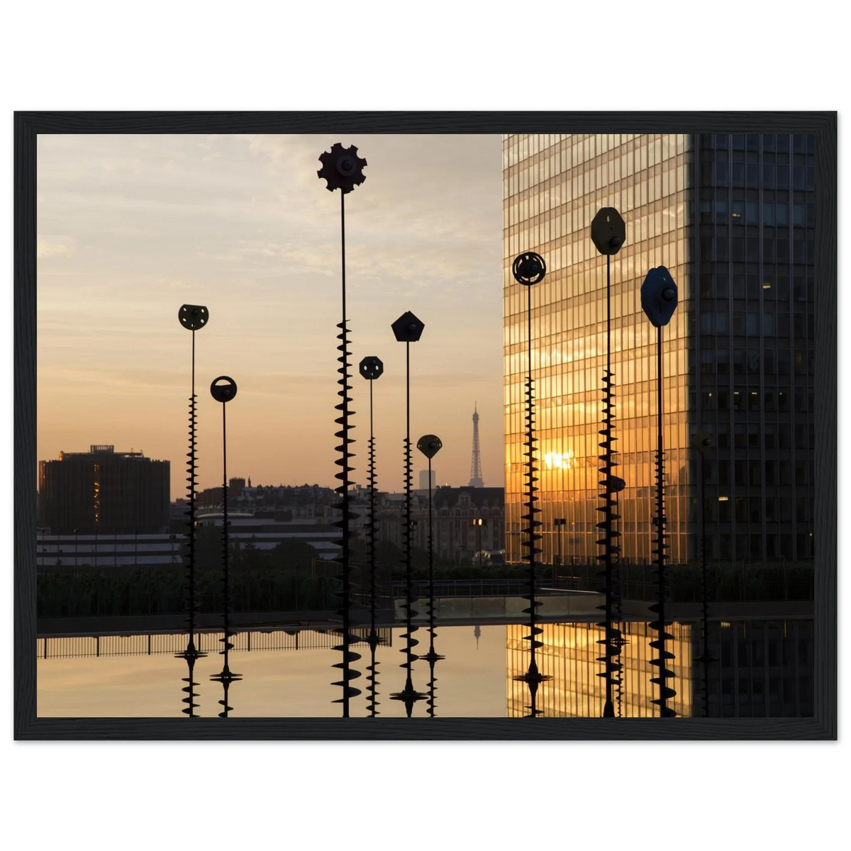 Paris, La Défense, photographie d'art de Mohamed Khalil encadrée – visuel 4