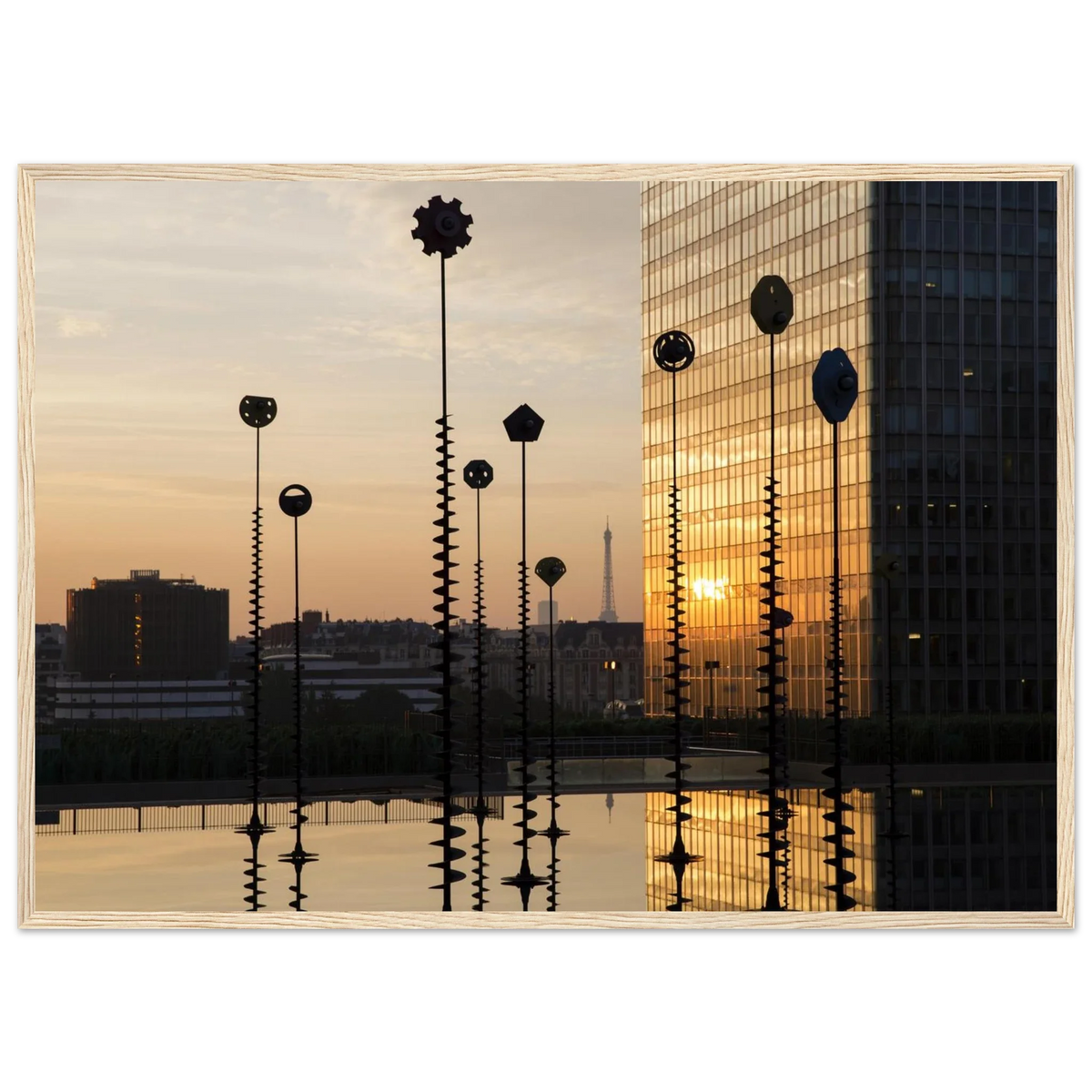 Paris, La Défense, photographie d'art de Mohamed Khalil encadrée – visuel 5