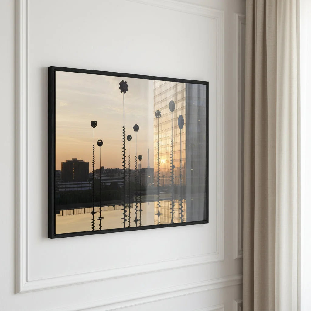 Photographie d'art Paris, La Défense par Mohamed Khalil – tirage encadré