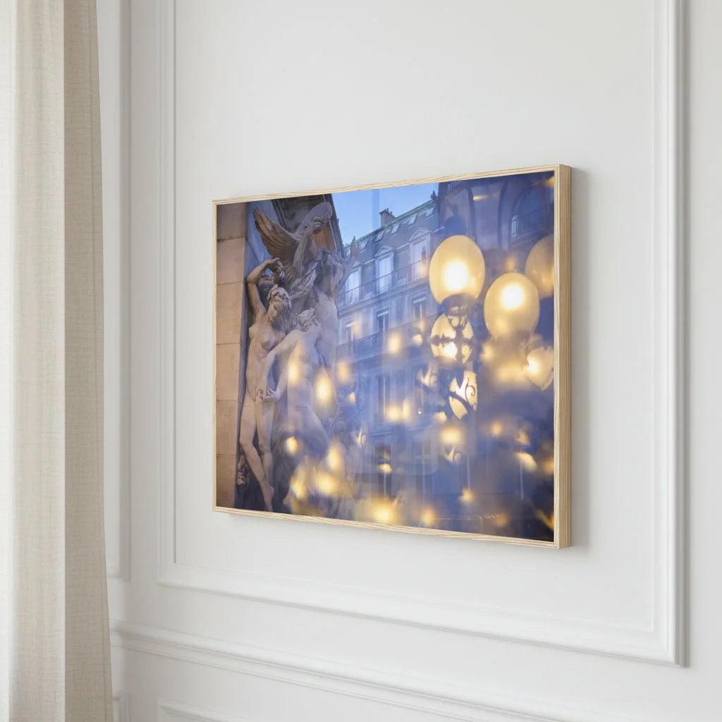 Paris, Opéra Garnier, photographie d'art de Mohamed Khalil encadrée – visuel 2