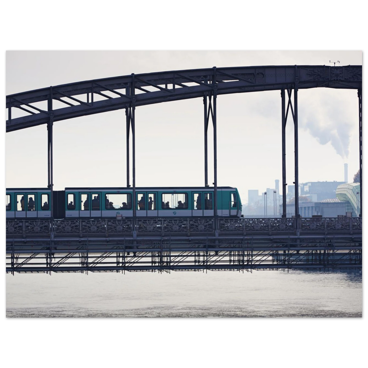 Paris, Passerelle d'Austerlitz, photographie d'art de Mohamed Khalil – visuel 3