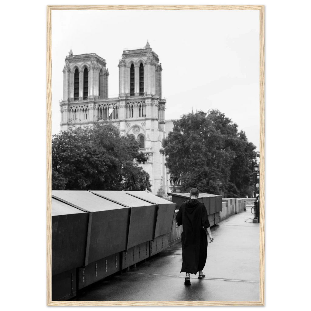 Paris, Quai Saint-Michel, photographie d'art de Mohamed Khalil encadrée – visuel 3
