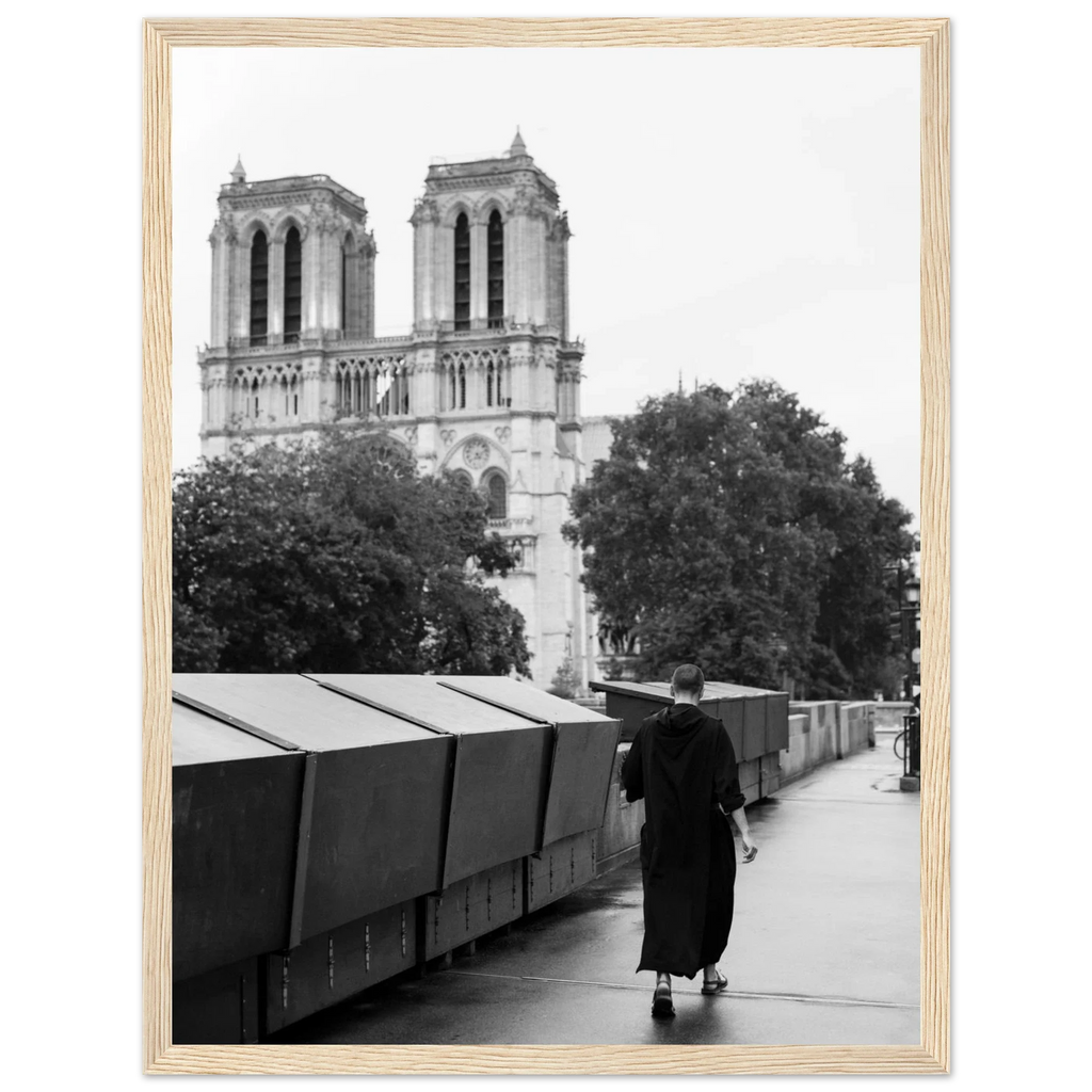 Paris, Quai Saint-Michel, photographie d'art de Mohamed Khalil encadrée – visuel 4
