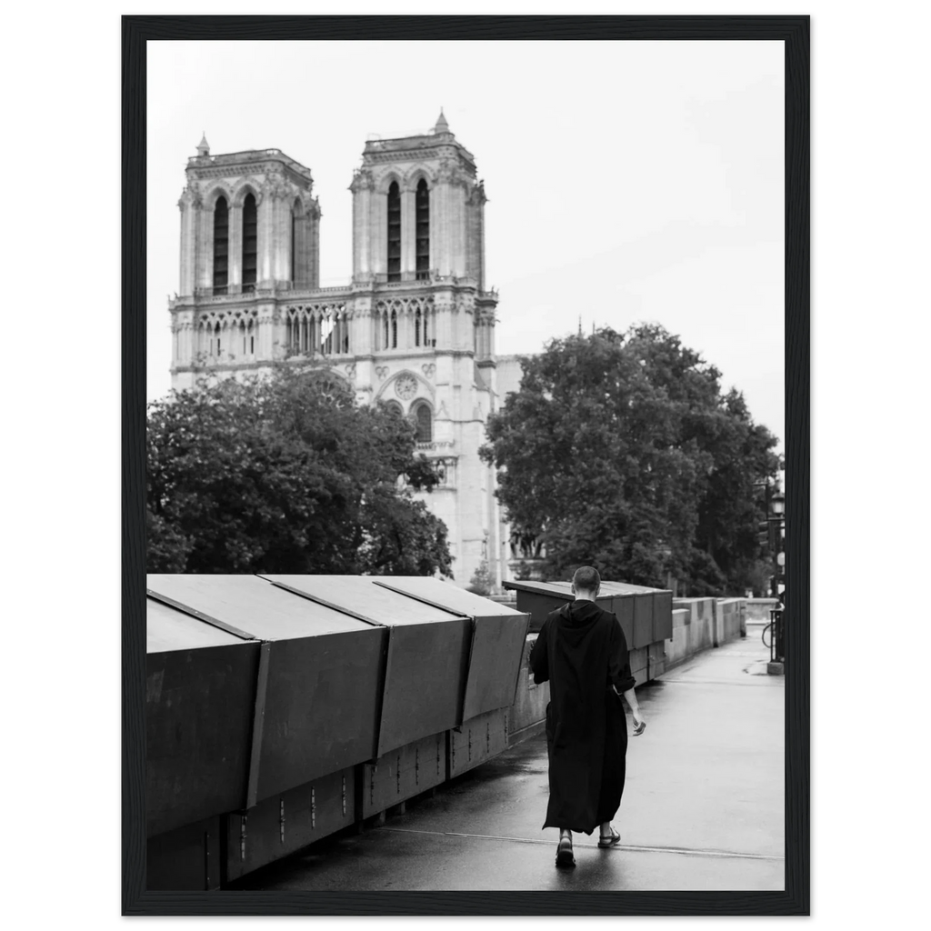 Paris, Quai Saint-Michel, photographie d'art de Mohamed Khalil encadrée – visuel 5