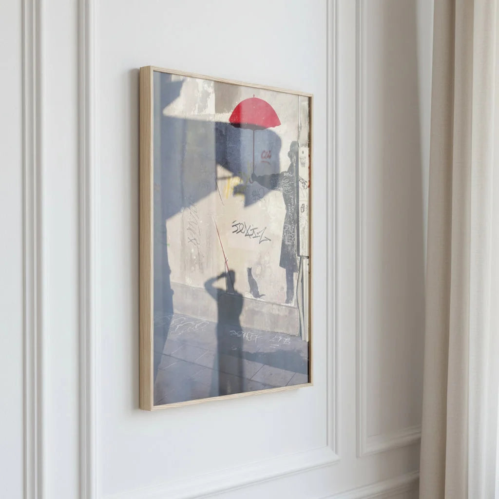 Paris, Rue du Chat qui Pêche, photographie d'art de Mohamed Khalil encadrée – visuel 2