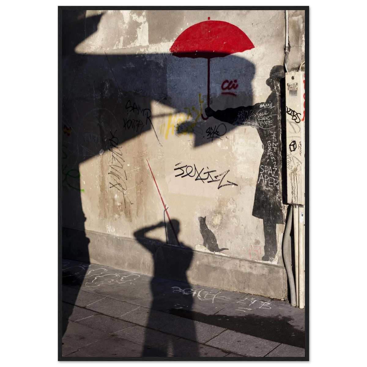 Photographie d'art Paris, Rue du Chat qui Pêche par Mohamed Khalil – tirage encadré