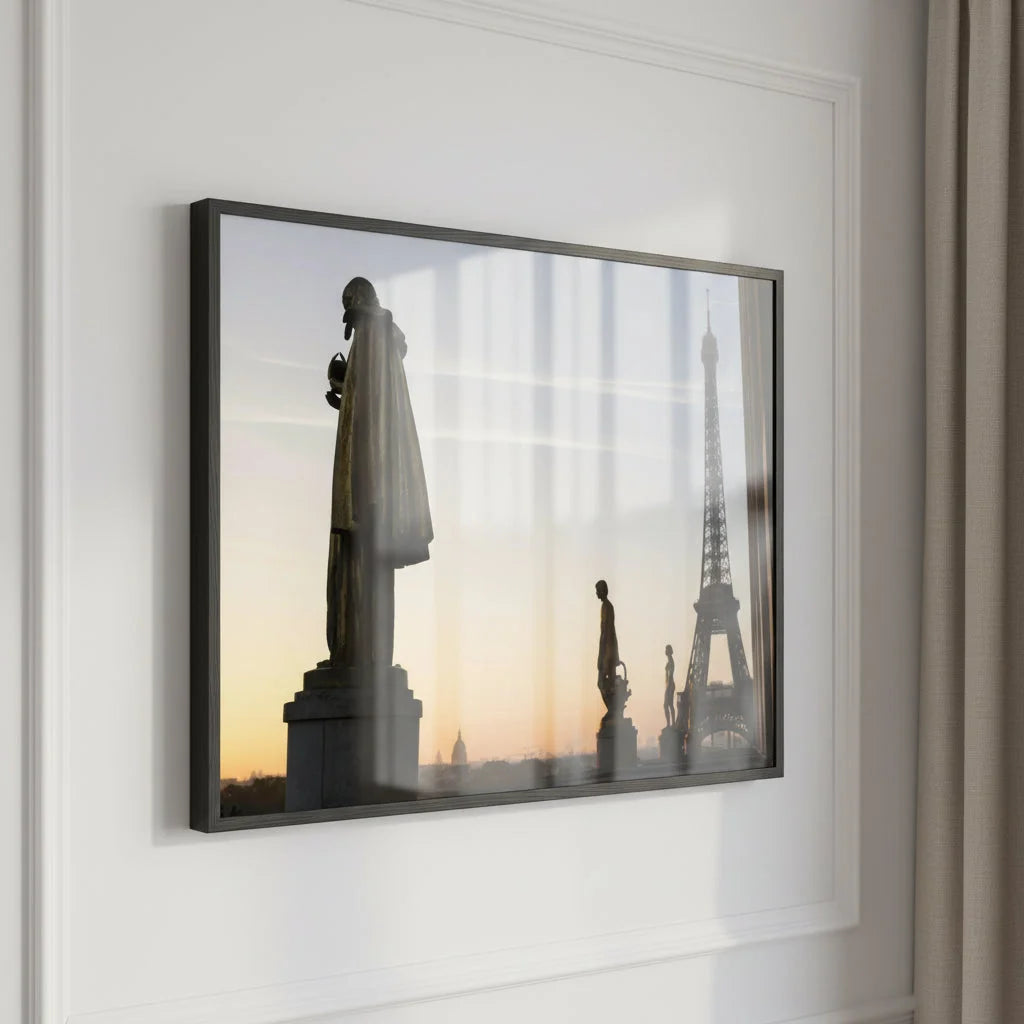 Photographie d'art Paris, Trocadéro par Mohamed Khalil – tirage encadré