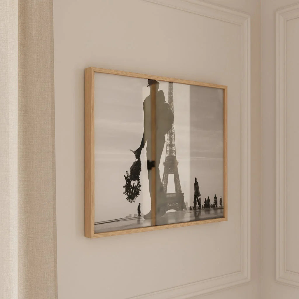 Photographie d'art Paris, Trocadéro par Mohamed Khalil – tirage encadré