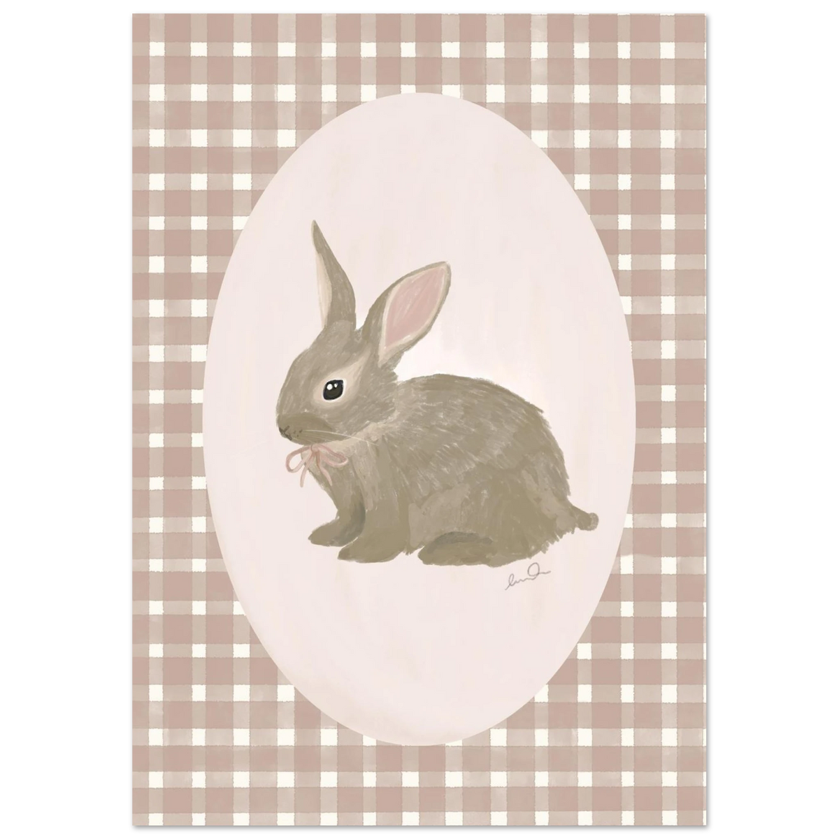 Petit lapin rose, affiche illustrée d'Émilie J. Ouellet – visuel 10