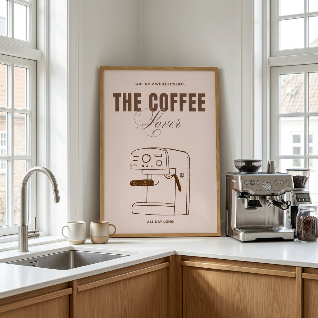 Affiche The Coffee Lover en décoration murale – ADR Gallery