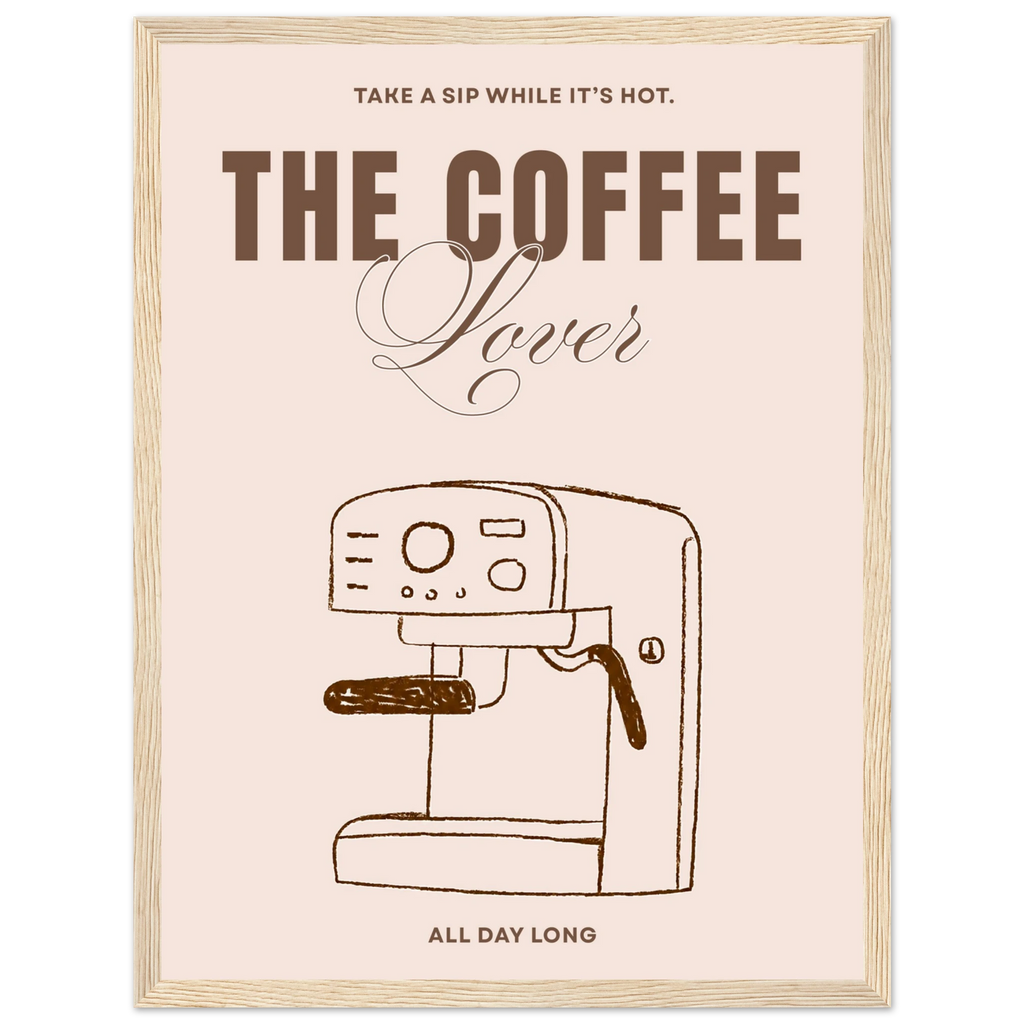 The Coffee Lover, affiche encadrée – visuel 6, ADR Gallery