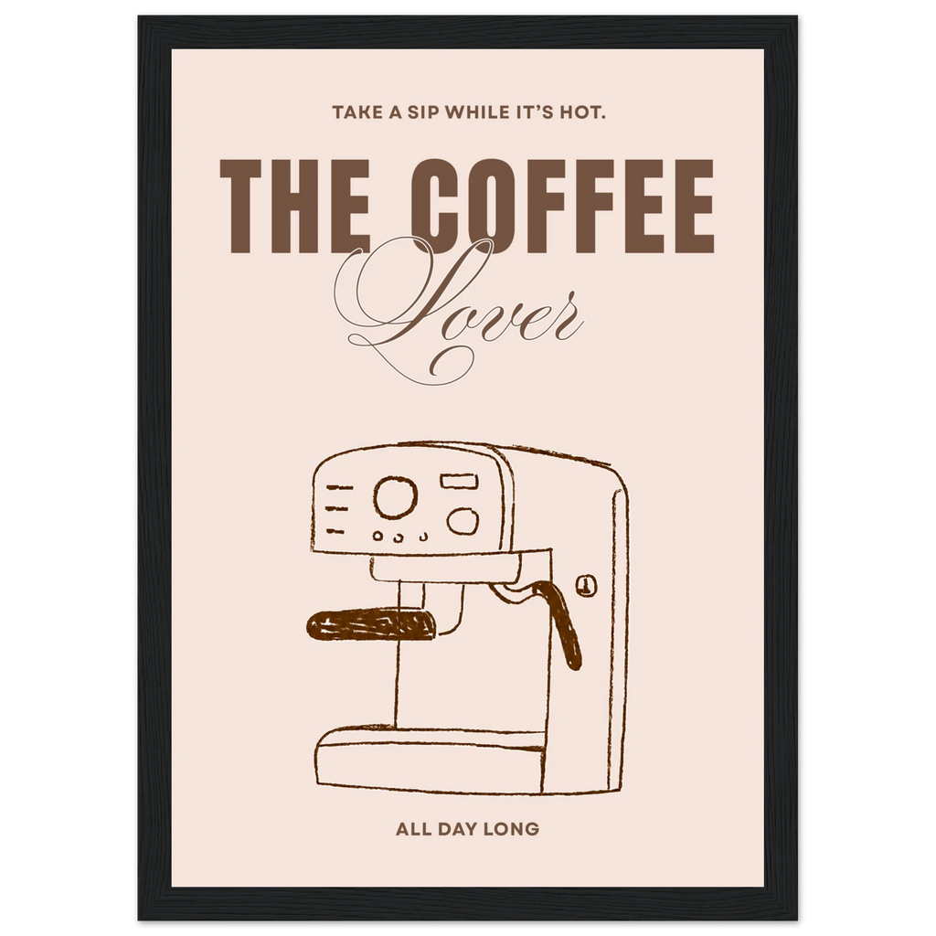 The Coffee Lover, affiche encadrée – visuel 7, ADR Gallery