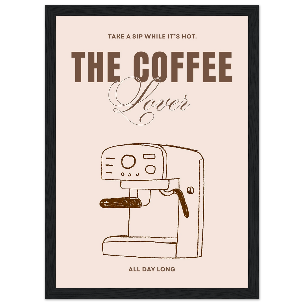 The Coffee Lover, affiche encadrée – visuel 7, ADR Gallery