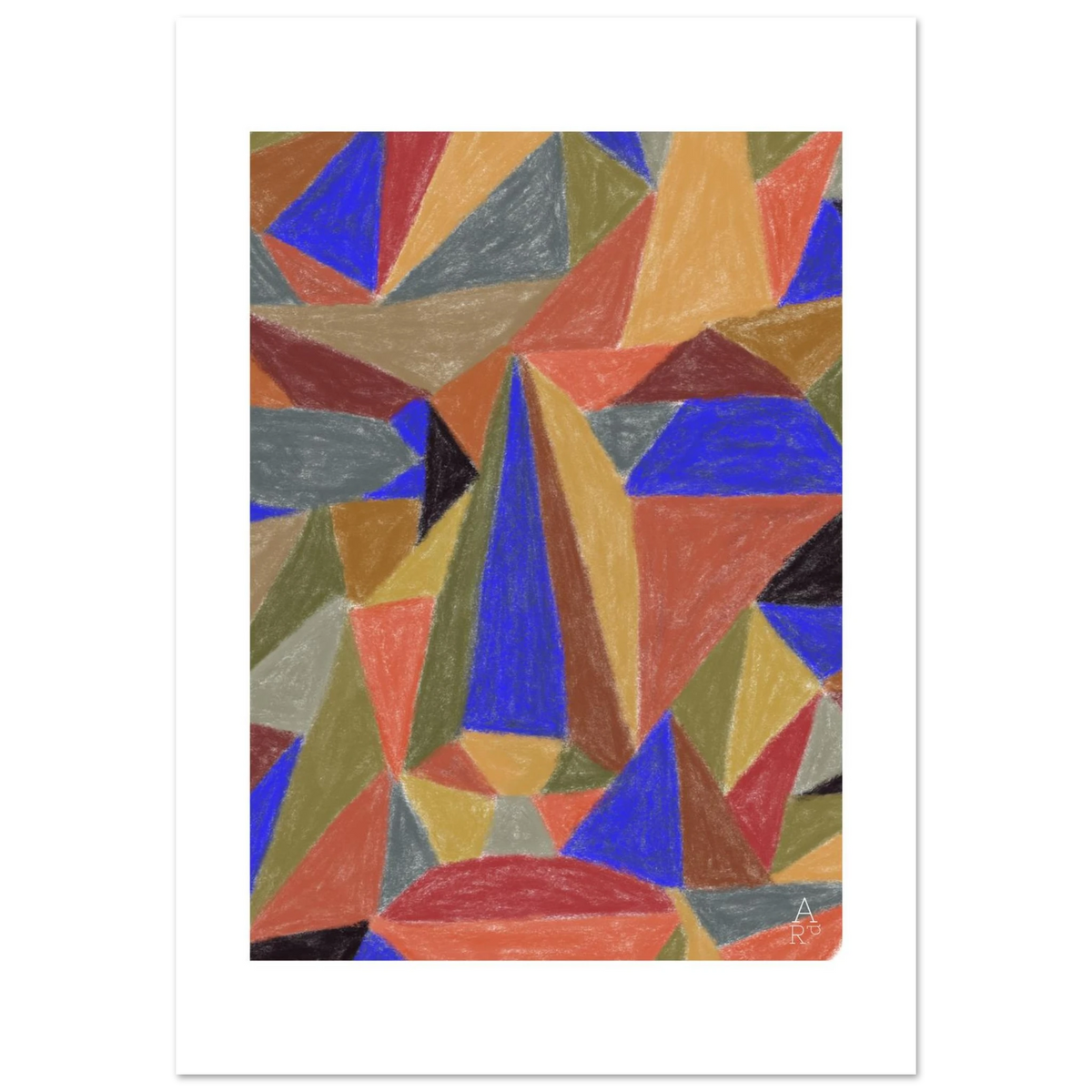 The Face Patchwork N°1 par Aude de Riberolles – visuel 4 de l'affiche d'art