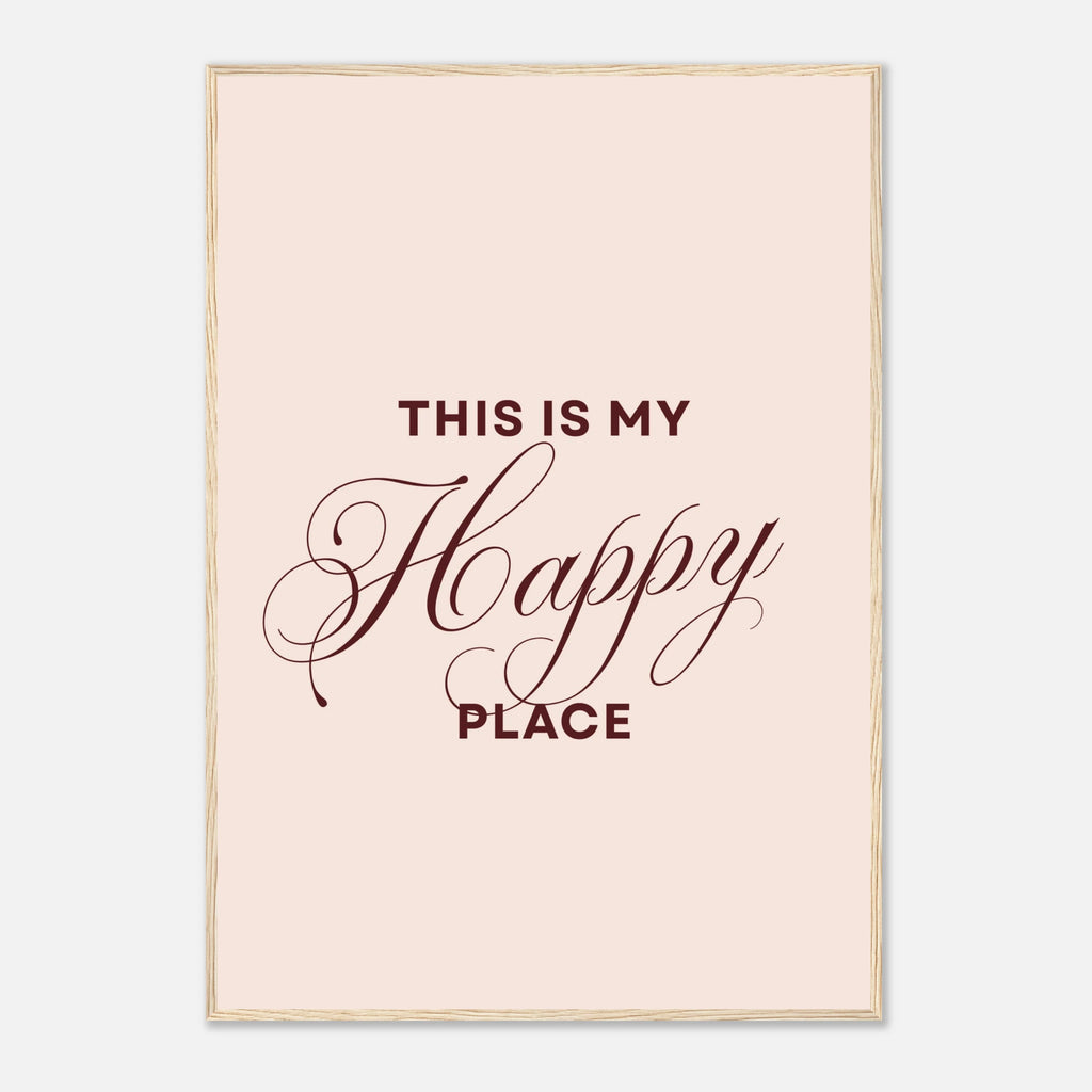 This Is My Happy Place, affiche encadrée – visuel 10, ADR Gallery