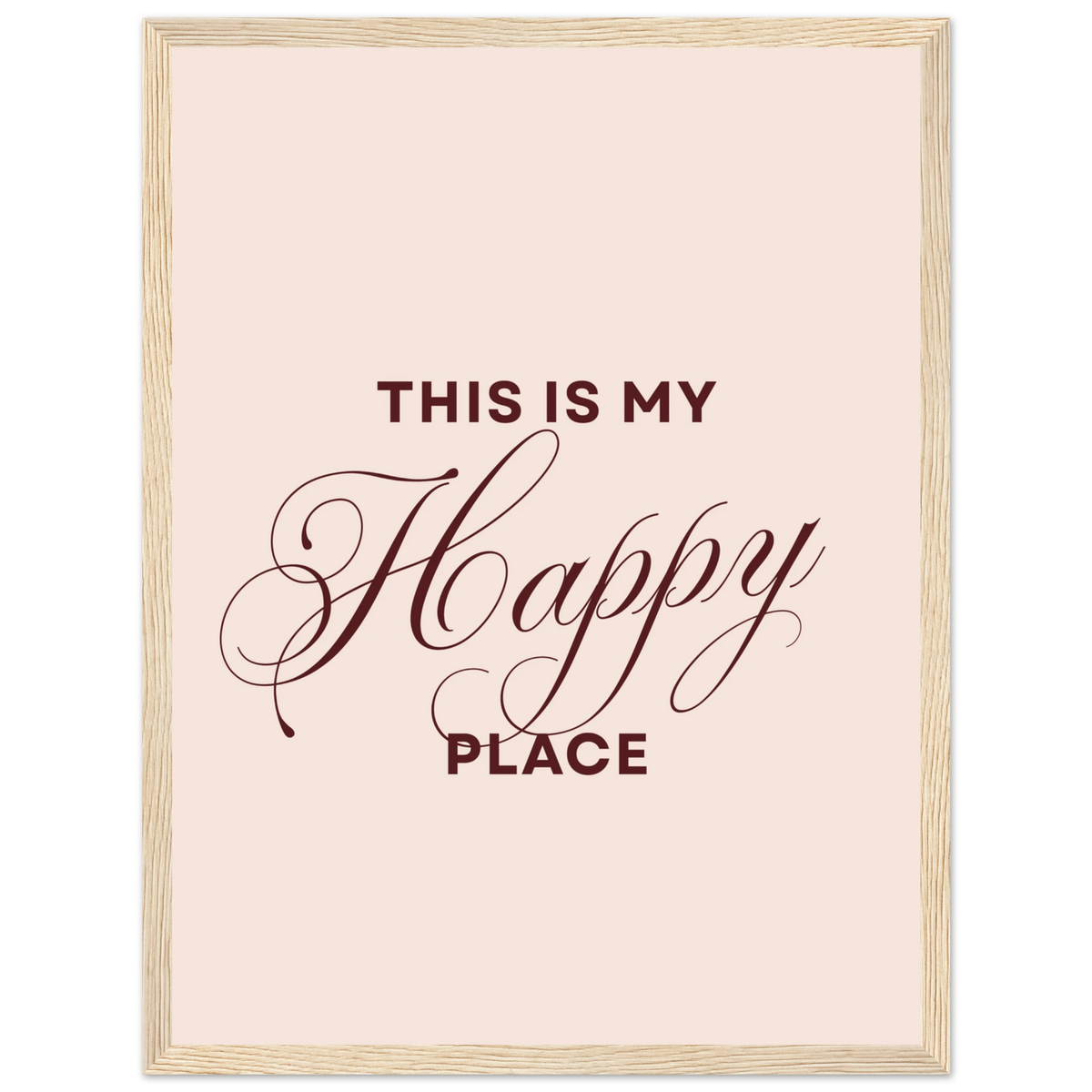 This Is My Happy Place, affiche encadrée – visuel 6, ADR Gallery
