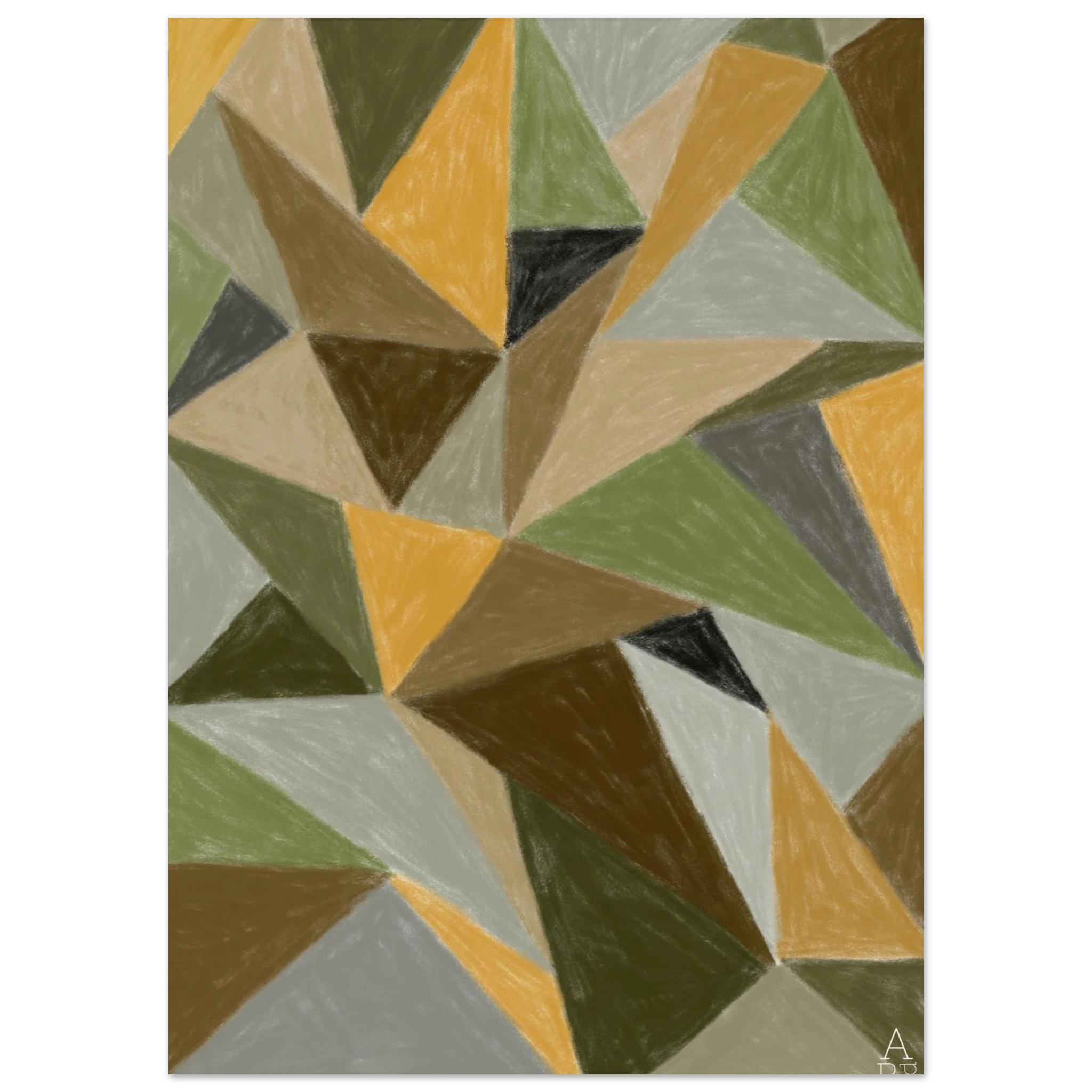 Patchwork N°2 — Œuvre originale à la craie d’art

par Aude de Riberolles