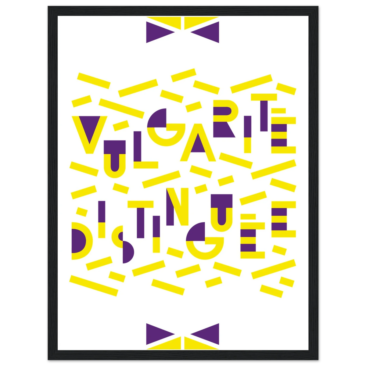 Vulgarité, papier poché de Julie Parmentier encadré – visuel 4