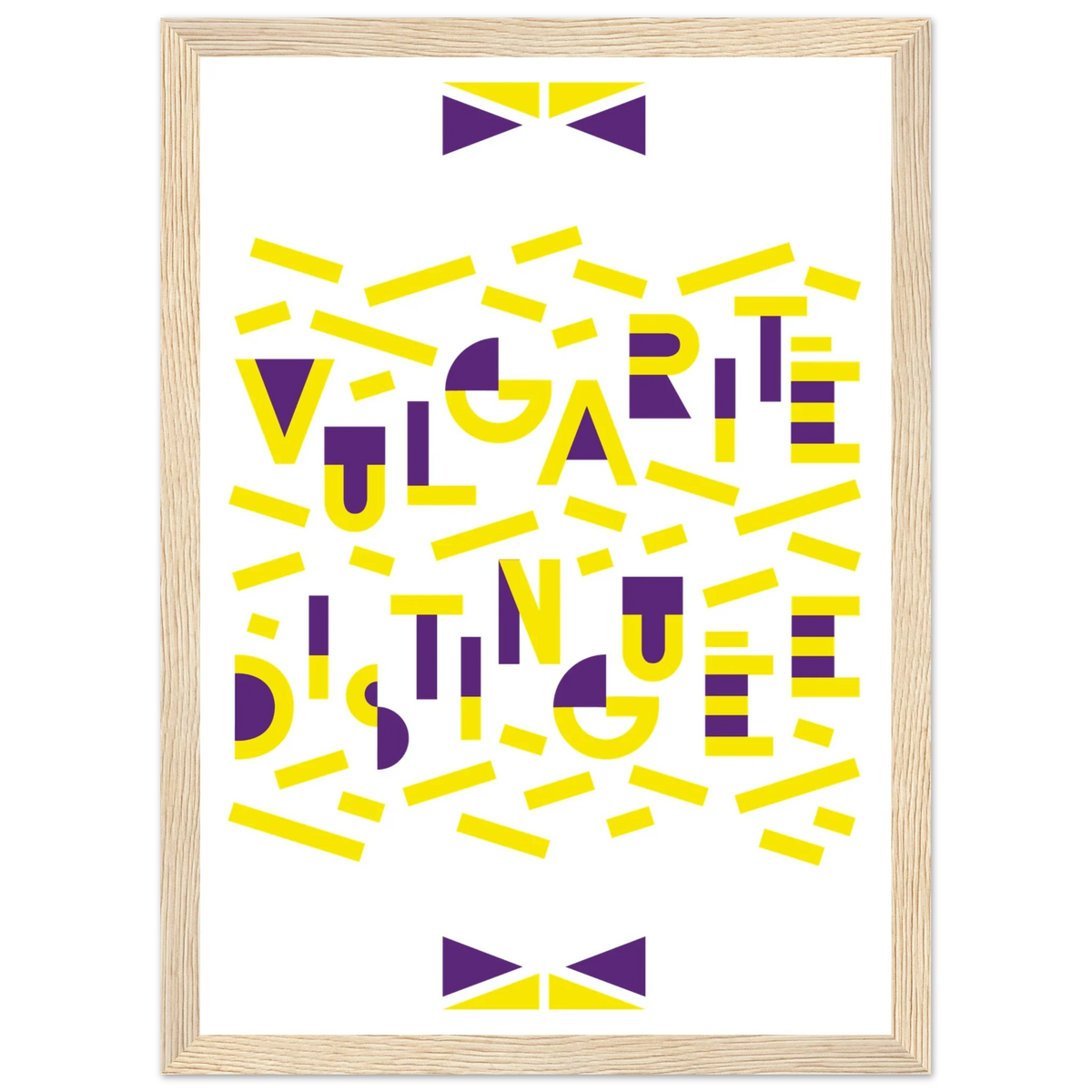 Vulgarité, papier poché de Julie Parmentier encadré – visuel 5